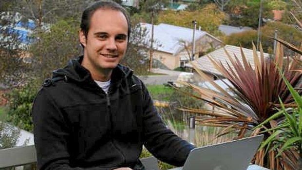 Sam Pohlenz coding from one of his favourite spots in Clare, South Australia.