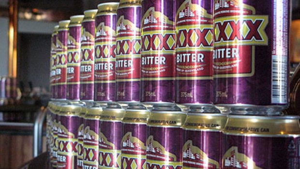 The limited-edition Fourex Bitter cans.