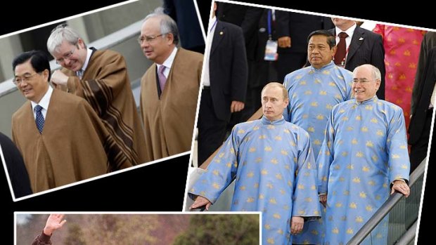 Costume dramas ... the outfits APEC  leaders have worn over the years.