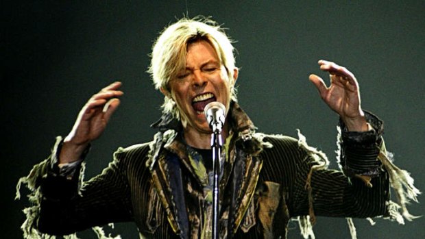 Birthday celebration ... British singer David Bowie.