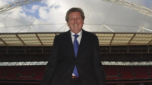 Newly appointed England soccer manager Roy Hodgson at Wembley Stadium.