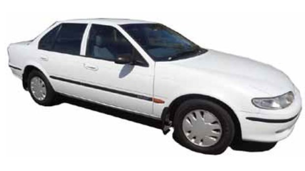Police are looking for a car similar to this bearing the registration plate KO 8536.