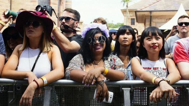 Draws a crowd: St Jerome's Laneway Festival in Sydney on February 1.