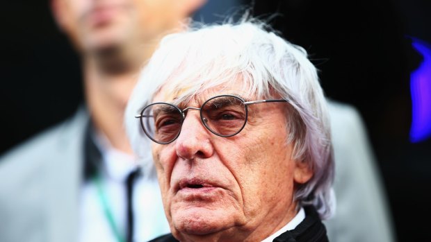 F1 boss Bernie Ecclestone.