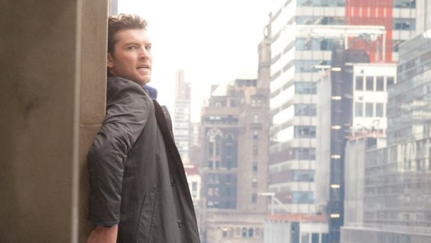 Don't look down: Disgraced ex-cop Nick Cassidy (Sam Worthington) steps out on a ledge in the enigmatically titled thriller <i>Man On A Ledge</i>.