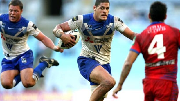 Back to Dogs? . . . Willie Mason has been involved in secret talks with Canrterbury regarding a return to the Bulldogs.