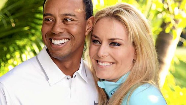 Power couple ... Golf champion Tiger Woods and Olympic gold medallist skier Lindsey Vonn  have confirmed they are in a relationship.