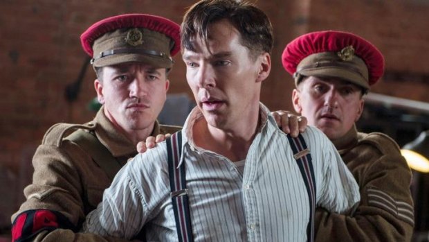 Benedict Cumberbatch delivers a terrifically restrained performance as controversial codebreaker Alan Turing in <i>The Imitation Game</i>.