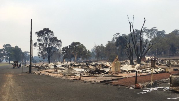 A bushfire devastated the town of Yarloop in Western Australia in January.