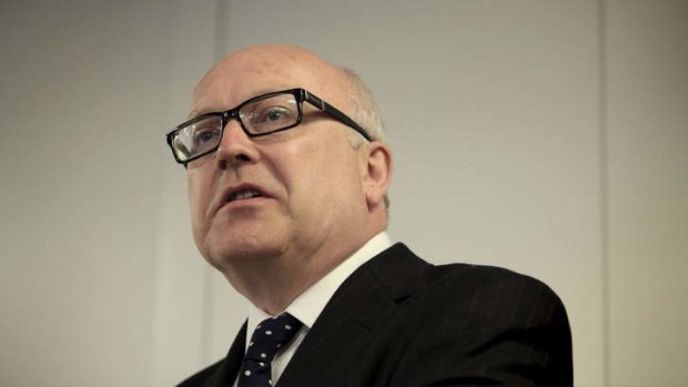 "Senator George "Soapy" Brandis: yours for an exclusive, thrill-a-minute appearance at your night of nights."
