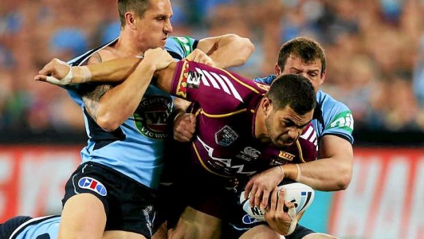 Rabbitohs blow: Greg Inglis could be out for two months.