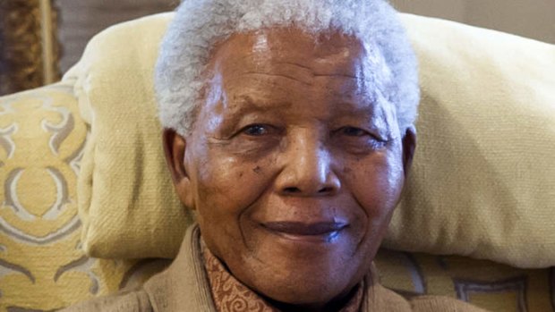 Nelson Mandela in July 2012, on the eve of his 94th birthday.