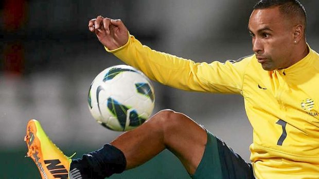 Not big in Brazil: Archie Thompson is one of the stars of the A-League.