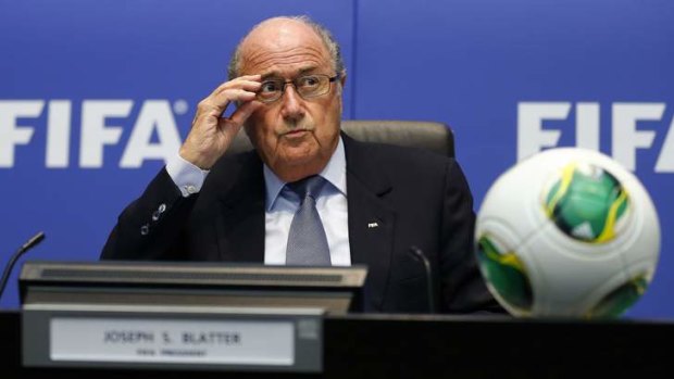FIFA President Sepp Blatter: "I'm used to World Cups. There won't be any problem. In the end, everything will be fine in Brazil."