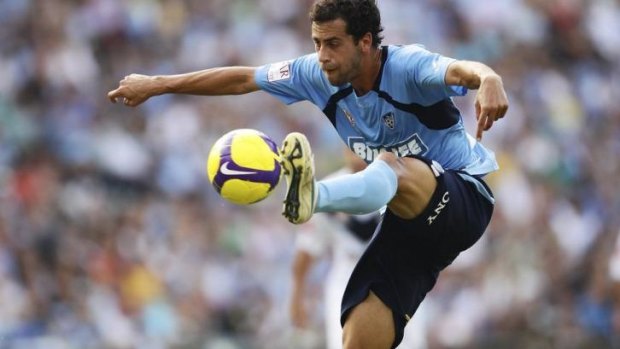 Fan favourite: Brosque in action for the Sky Blues in 2010.