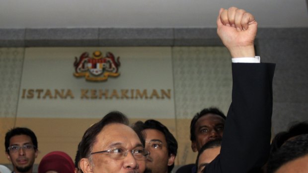 Former deputy prime minister Anwar Ibrahim is serving a five-year jail sentence of what he says are politically motivated sodomy charges. 