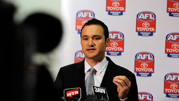 The AFL's football operations boss Adrian Anderson.