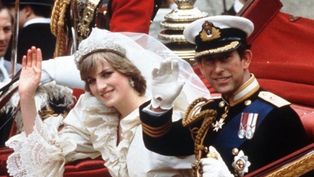 Just married: Prince Charles and Diana in 1981.