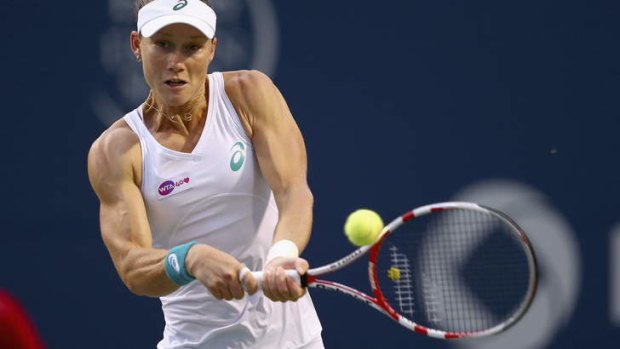 Seeking a new partner: Samantha Stosur. After six years together, she has bid farewell to coach David Taylor.