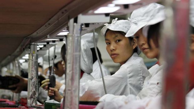 Guangdong ... workers at FoxConn.