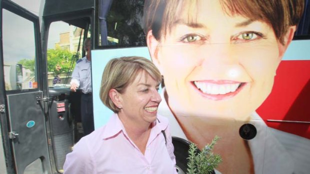 50/50 chance ... a senior strategist says of Labor's chances of retaining the seat vacated by Anna Bligh (pictured).