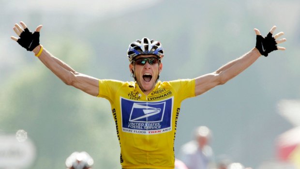 Lance Armstrong has been warned off a charity ride on the route of the Tour de France. He is here winning in 2004, one of seven wins in total.