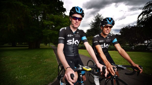 'It feels like years': Richie Porte, right, says it has been too long since his last good time trial.