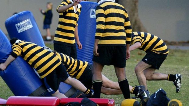 Out of the game: Sydney Grammar School.