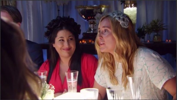 Asher Keddie delivers a 'back in your box' blow to Josh at the MKR dinner table.