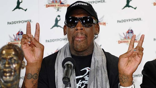 'I'm pretty important now, right?': Rodman says he isn't in it for the money.