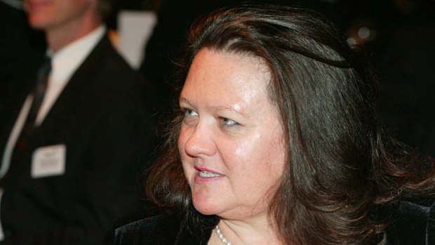 Gina Rinehart ... Australia's richest woman.