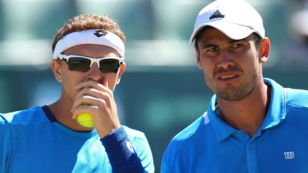 Denis Istomin and Farrukh Dustov could find no answers against the Australians.