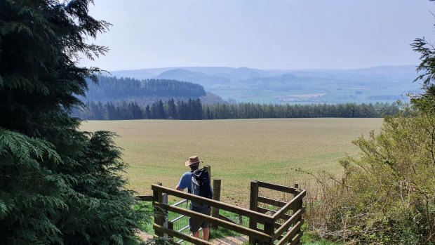 On Foot Holidays' Offa's Dyke and the Marches walk spans 100 kilometres, from Bishop's Castle to Clun, Knighton, Kington and Hay-on-Wye.