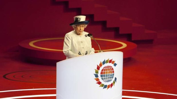 "We should not forget that this is an association not only of governments but also of peoples" ... Queen Elizabeth II opens the biennial CHOGM in Perth.