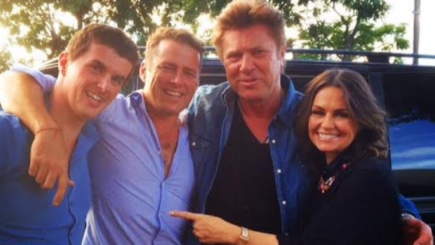 Road trip to Bendigo: Fairfax's entertainment reporter Michael Lallo, left, with <i>Today's</i> Karl Stefanovic, Richard Wilkins and Lisa Wilkinson.