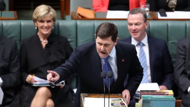 Social Services Minister Kevin Andrews during question time in May.