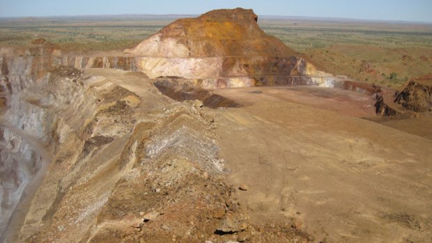 Atlas Wodgina mining iron ore in the Pilbara.