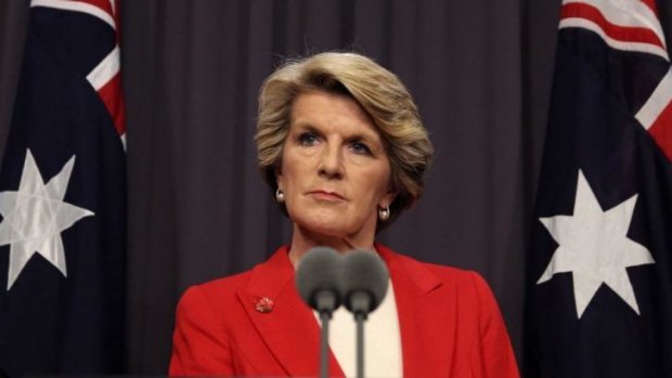 Foreign Affairs Minister Julie Bishop.