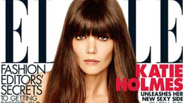Katie Holmes seemed to hint that change was on the horizon in the May edition of <i>Elle</i>.