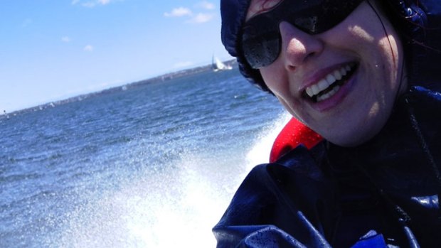 Blogger Trae Flett said she wanted an adrenaline hit when she stepped onto a jet boat