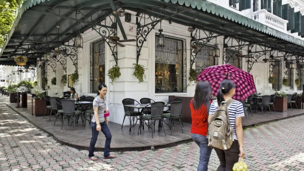 Hanoi's Sofitel Legend Metropole Hotel.