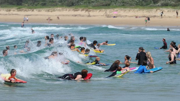 Visitor numbers to the region's beaches were up from last year's summer season.