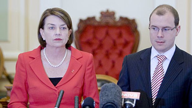 Loss of support ... Queensland Premier Anna Bligh.