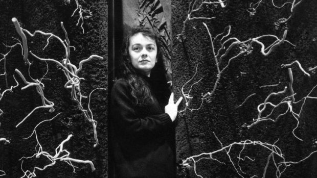 Actress Melita Jurisic, in Melbourne Theatre Company's production of <i>Faust</i>, 1993.