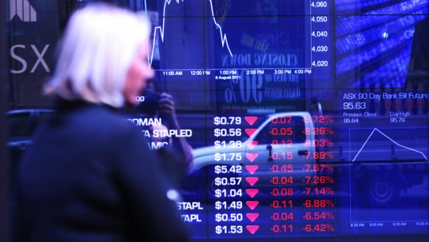 In the red ... The ASX fell 59.9 points, chalking up its sixth straight session of losses.