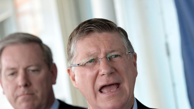 Denis Napthine, whose party is trailing in the latest poll ahead of the state election.