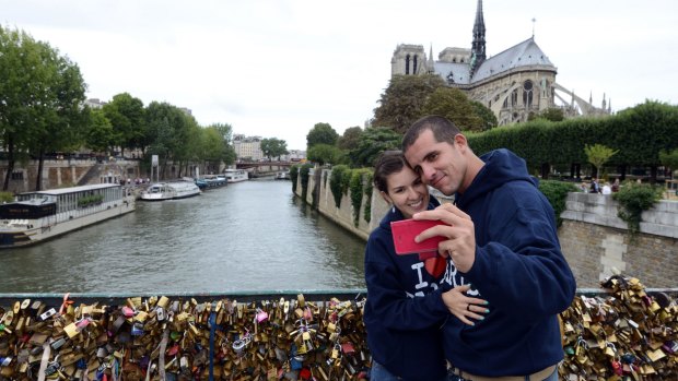 Too much love can be a dangerous thing: Paris has begun the process of removing 'love locks' from the city's bridges.