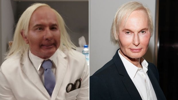 Dr Fredric Brandt drew unkind comparisons with 'Dr Grant', a character from Tina Fey's online comedy <i>Unbreakable Kimmy Schmidt</i>.