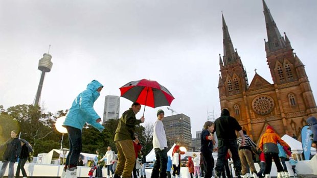 A similar scene to what Brisbane can expect for the winter festival. This is how it looked at a past Sydney Winter Festival.