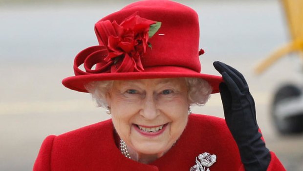 Always gloved: Queen Elizabeth II.